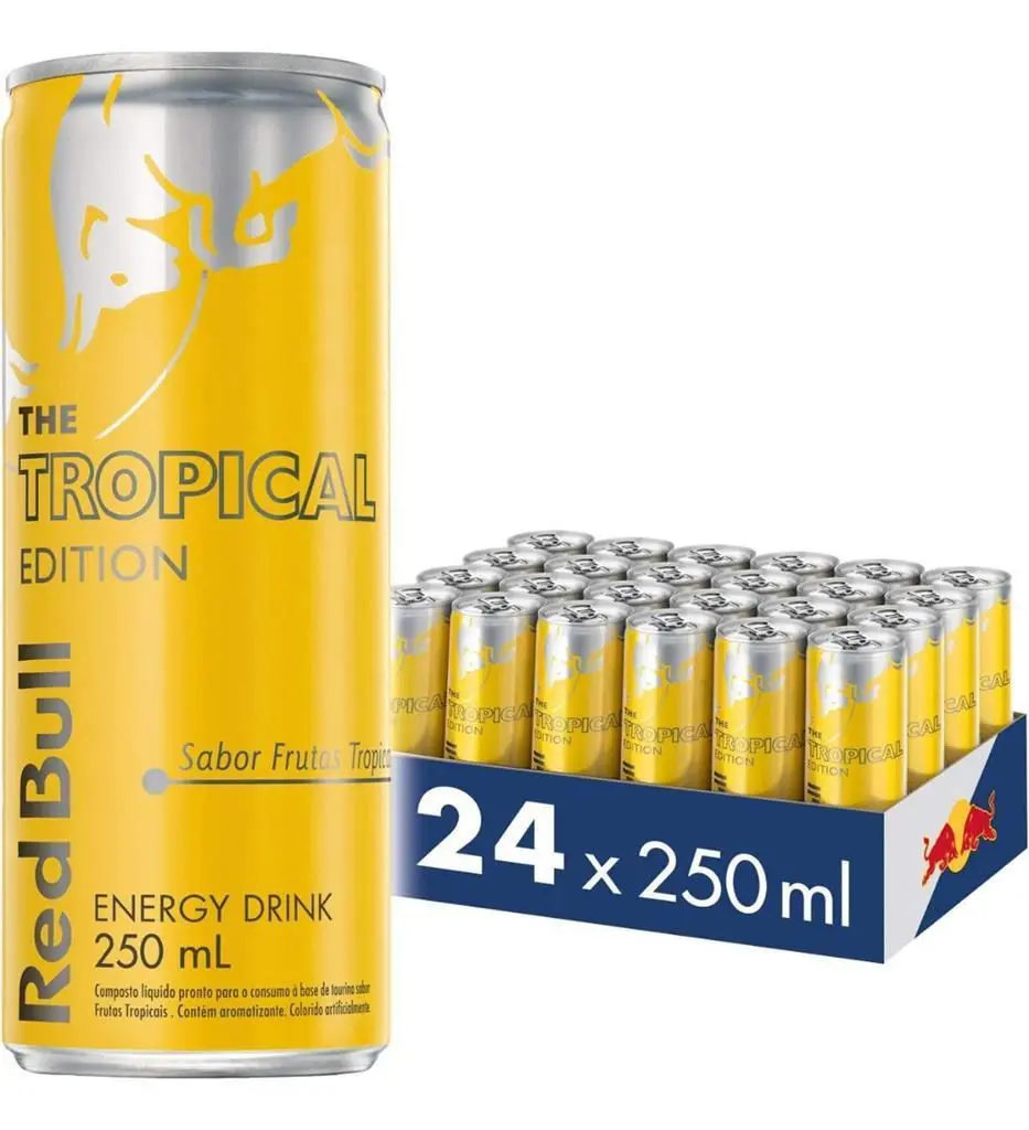 Red Bull Tropical 250ml (Yellow) - Image 2