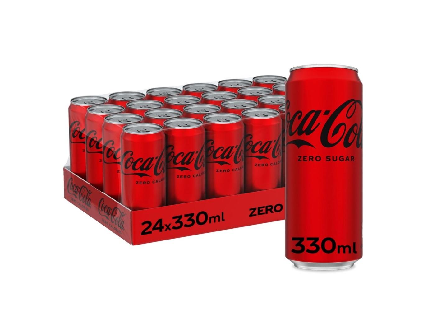 Coca‑Cola Zero 330 mL Slim Can - Image 2